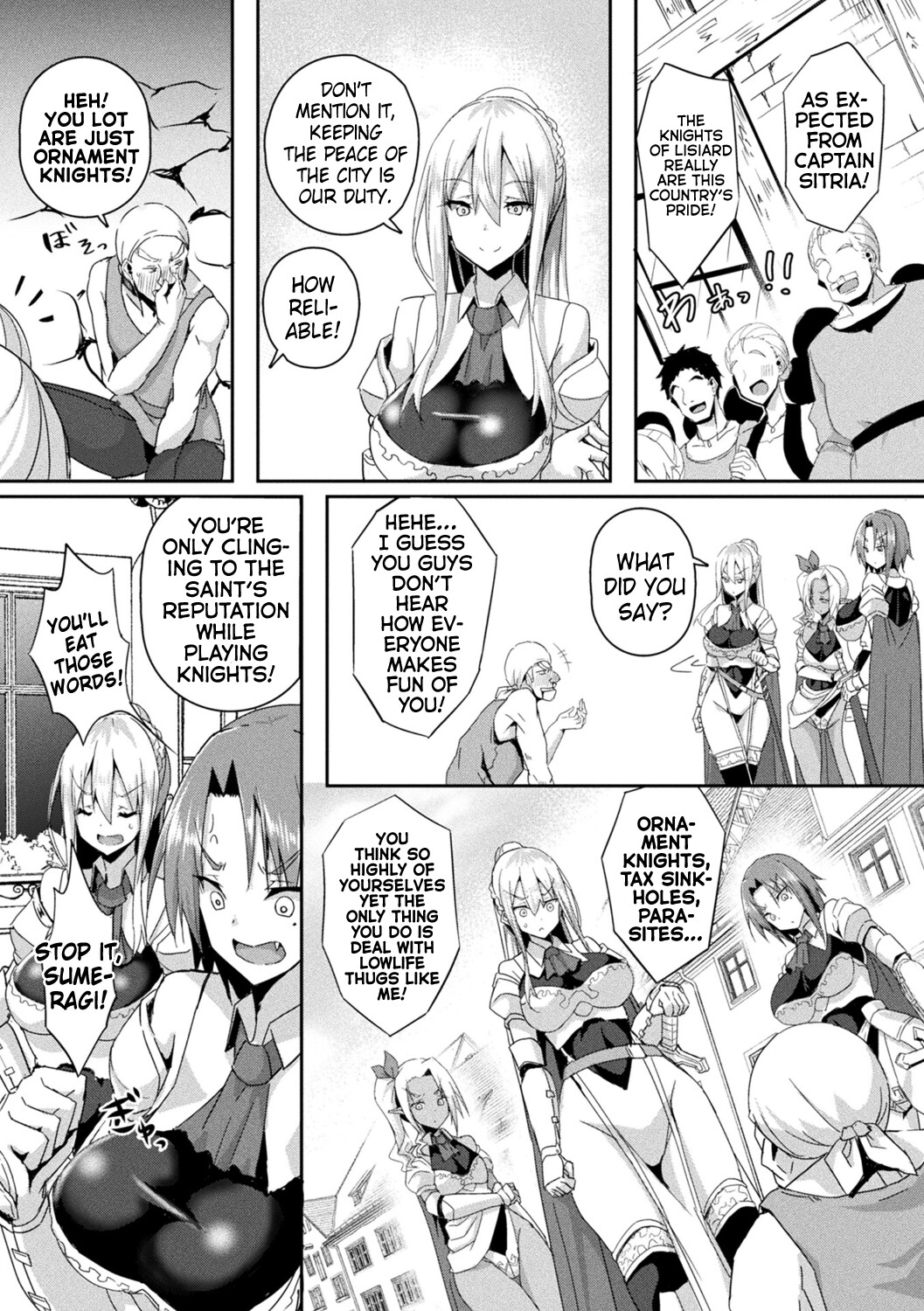 Hentai Manga Comic-Shangri-La's Offering -Tale of a Female Knight's Enslavement- Episode 1-Read-3